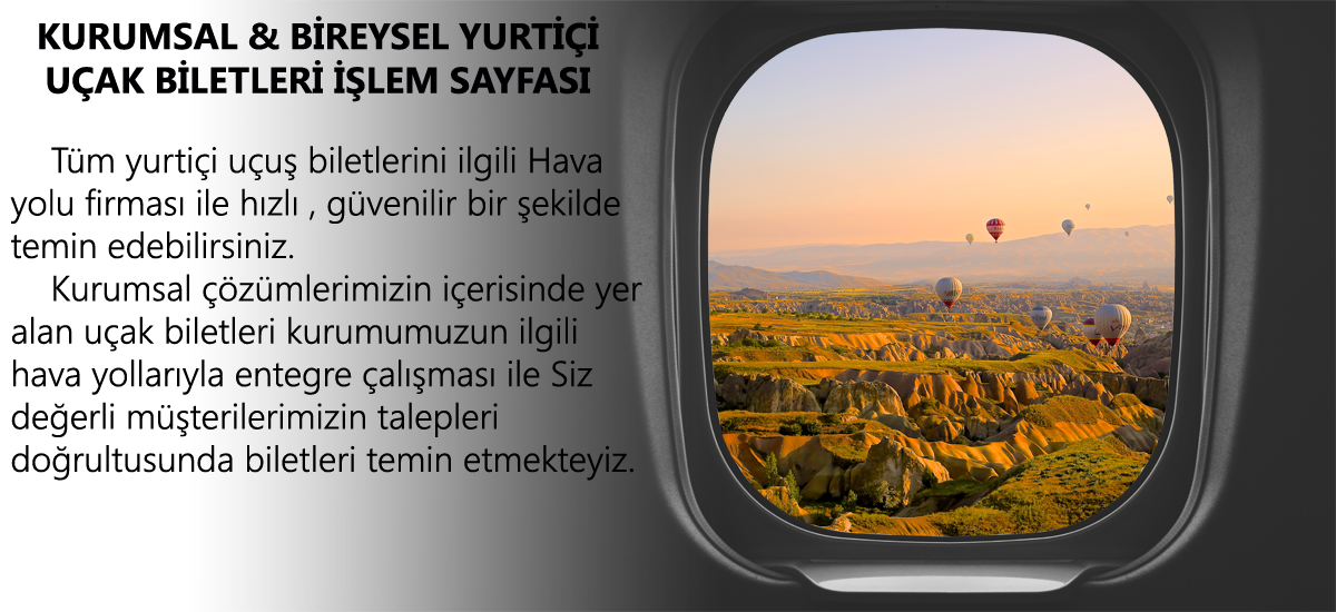 Yurtiçi Uçak biletleri